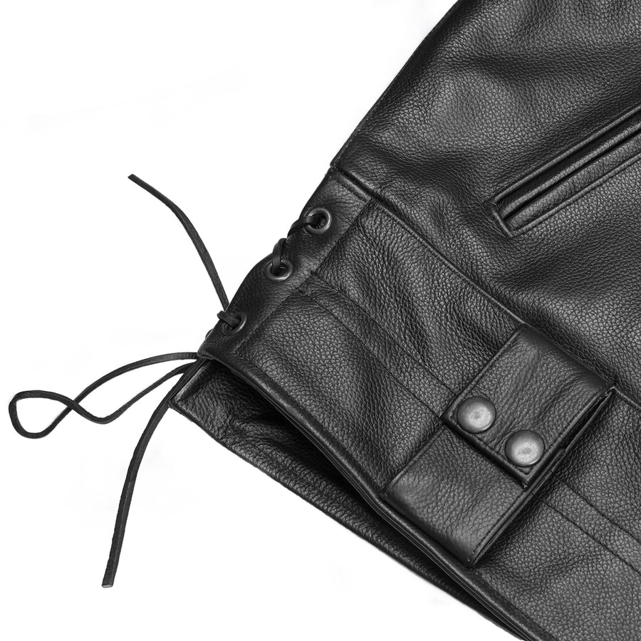 Iron Warrior Leather Motorcycle Jacket
