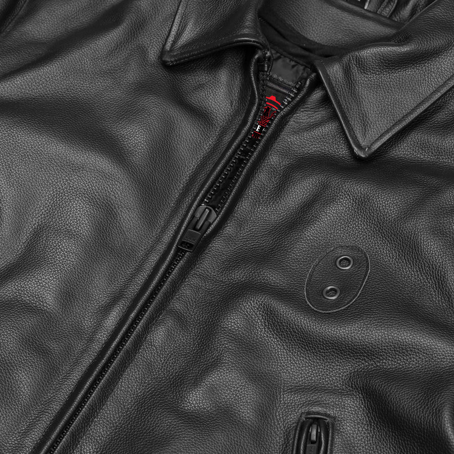 Iron Warrior Leather Motorcycle Jacket