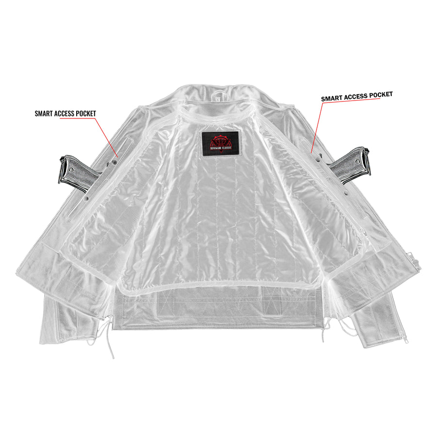 Iron Warrior Leather Motorcycle Jacket