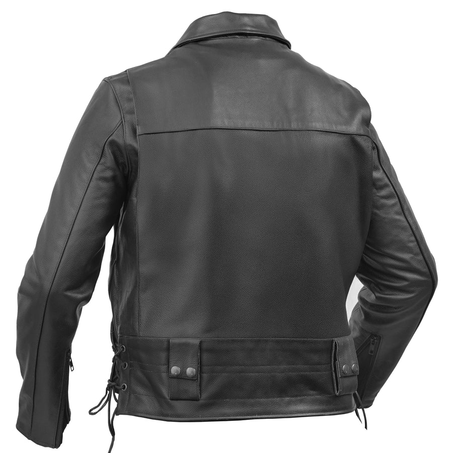 Iron Warrior Leather Motorcycle Jacket