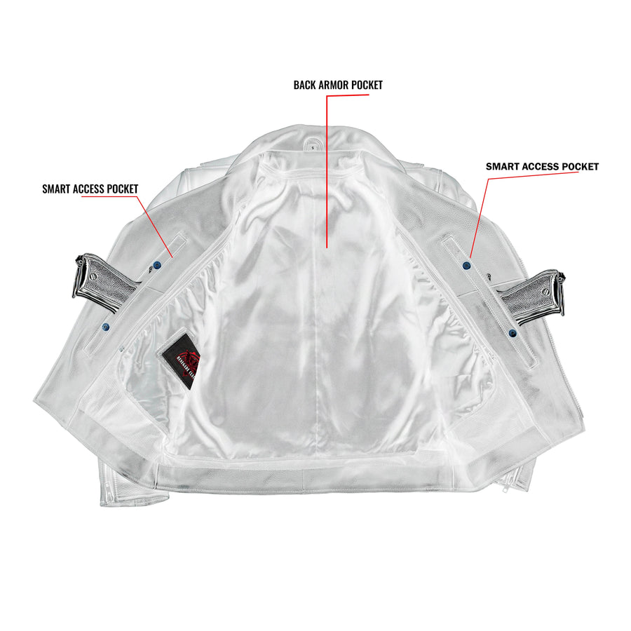 Dark Nova Leather Motorcycle Jacket