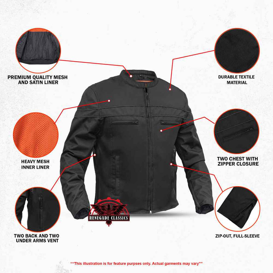 All-Season Textile Riding Jacket