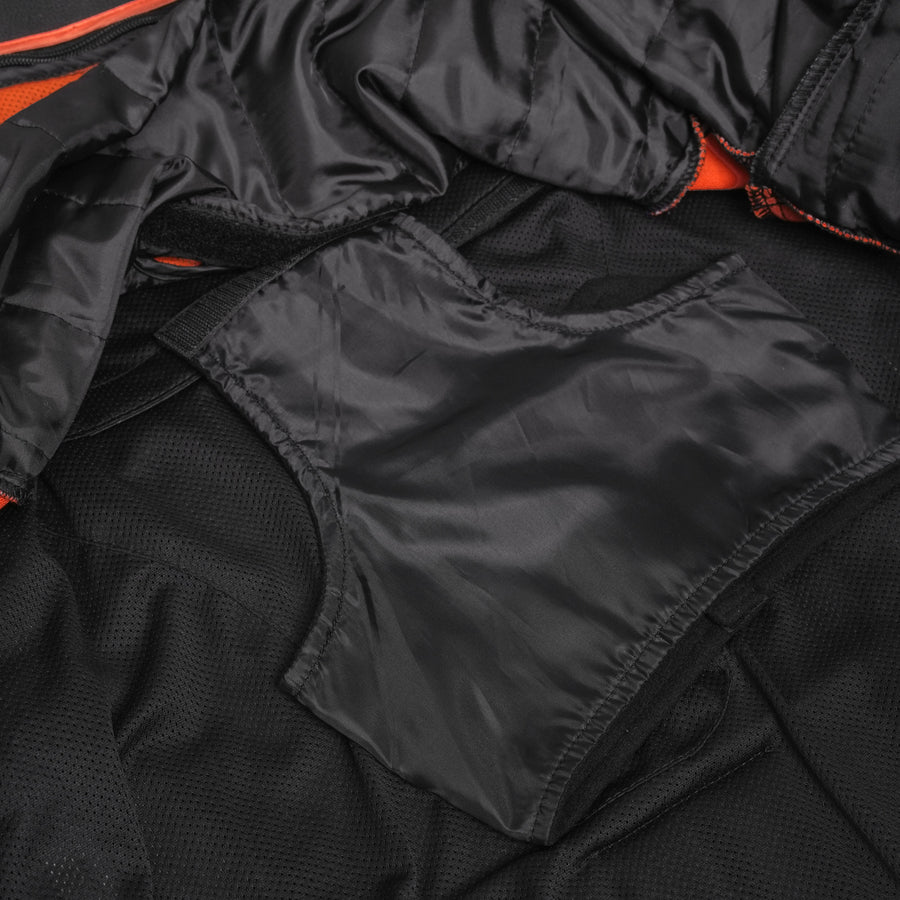 Black Vented Leather Jacket