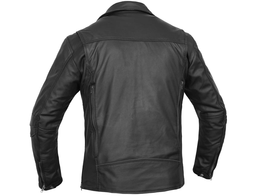 Black Speed Leather Motorcycle Jacket