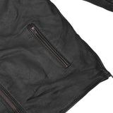 Black Speed Leather Motorcycle Jacket