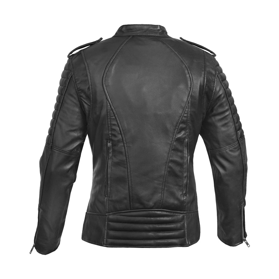 Women's Biker Leather Jacket