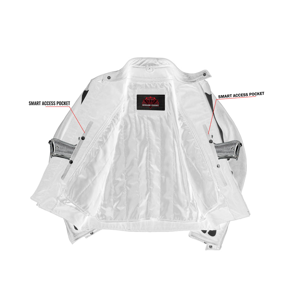 Skull Sprint Leather Motorcycle Jacket