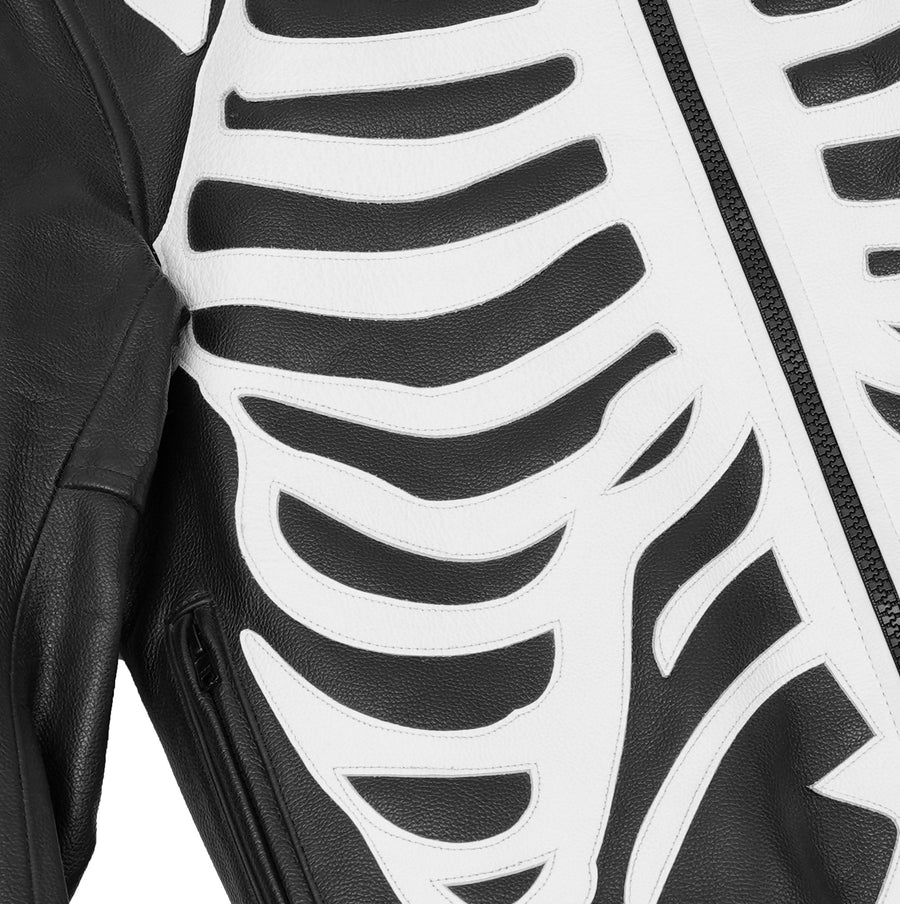 Skull Sprint Leather Motorcycle Jacket