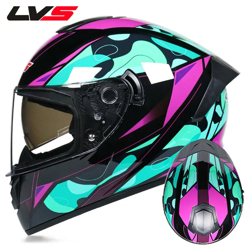 Full Face Double Visor Motorcycle Helmet