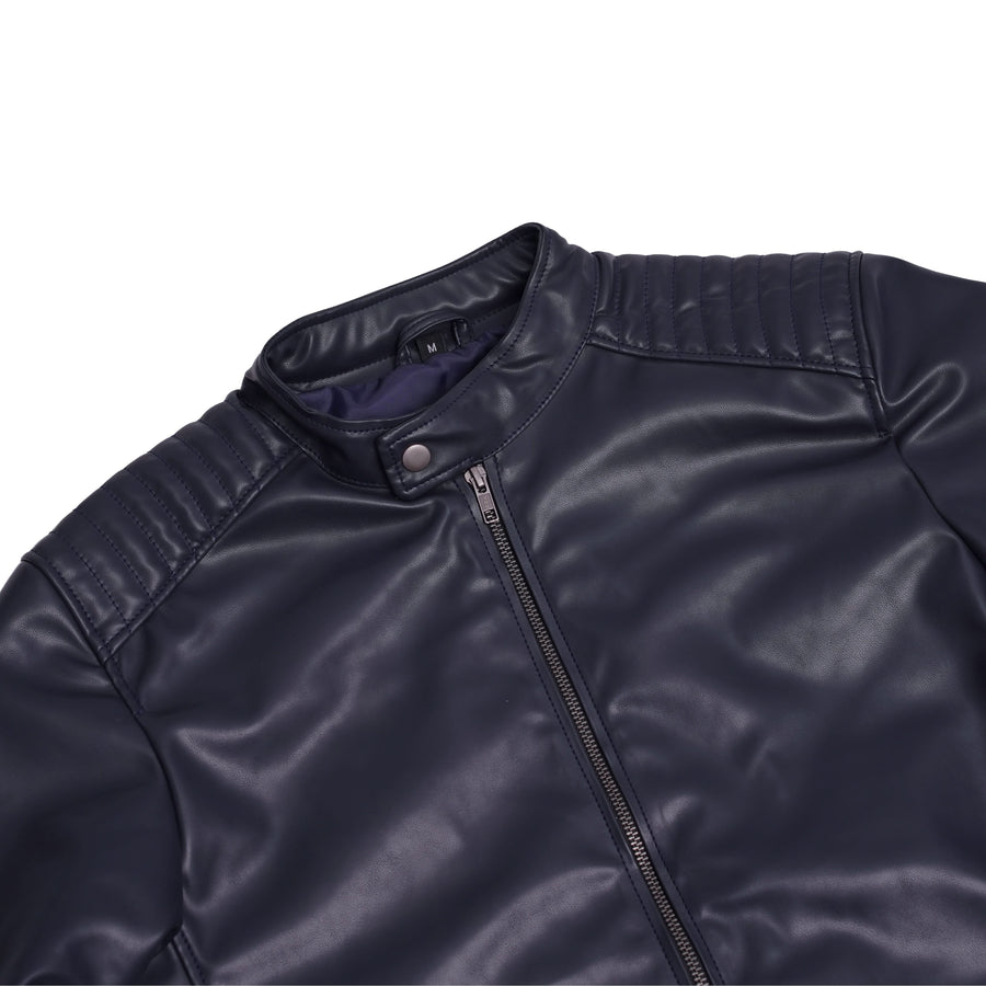 NavyFlux Motorcycle Jacket
