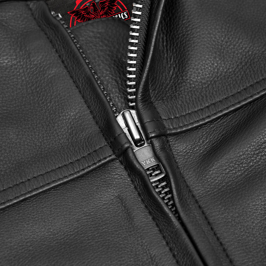 Hellborn Leather Motorcycle Jacket