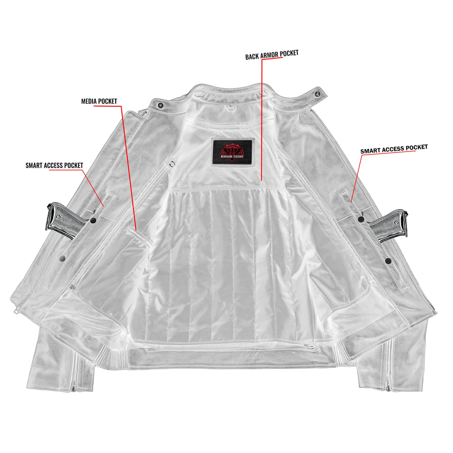 Hellborn Leather Motorcycle Jacket