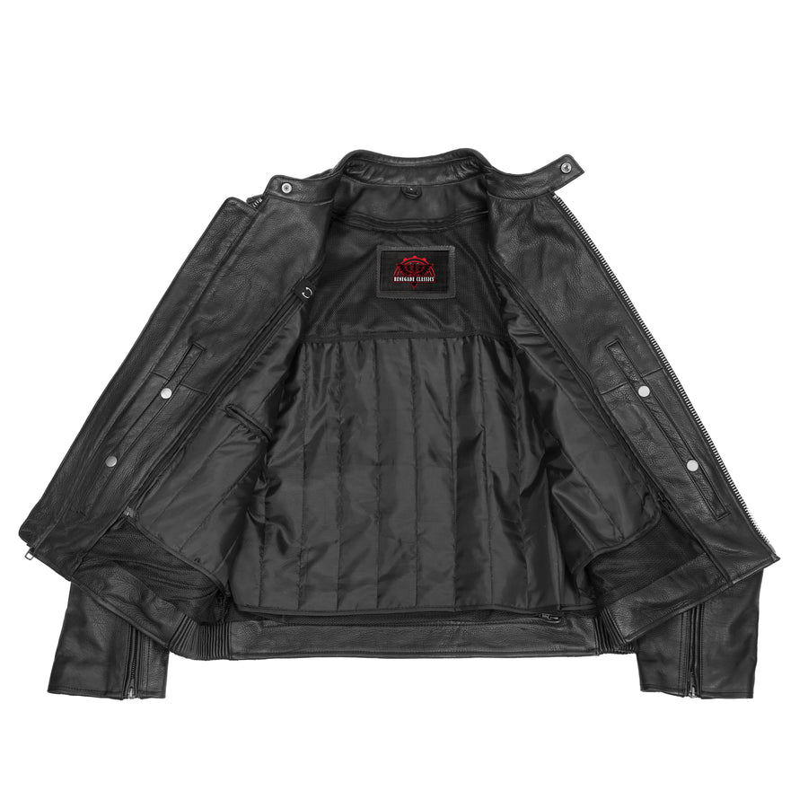 Hellborn Leather Motorcycle Jacket