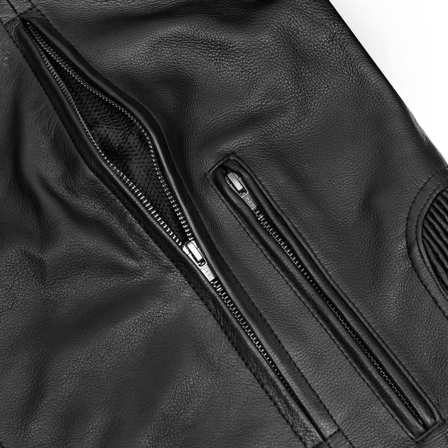 Hellborn Leather Motorcycle Jacket