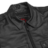 Black Raider Leather Motorcycle Jacket