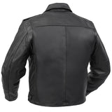 Black Raider Leather Motorcycle Jacket