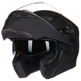 LED Modular Full Face Motorcycle Helmet