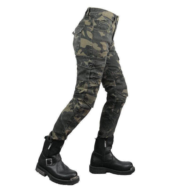 Women’s Camouflage Motorcycle Anti-Fall Pants