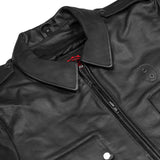 Dark Rebel Leather Motorcycle Jacket
