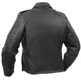 Dark Rebel Leather Motorcycle Jacket