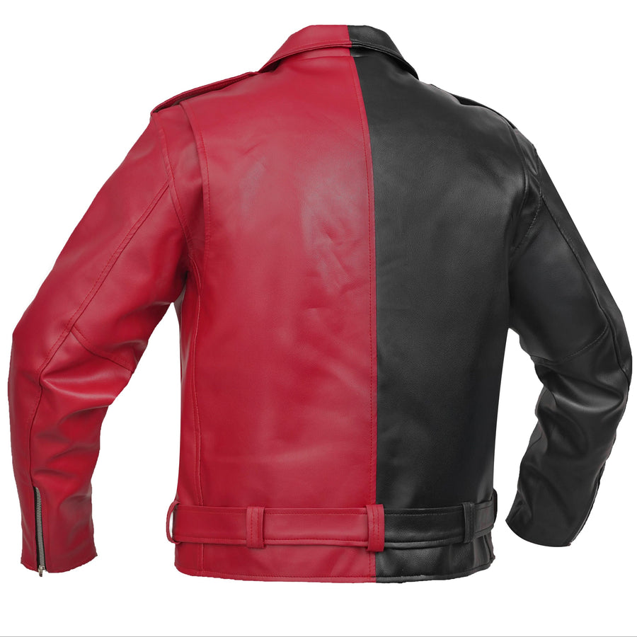 Void Ember Faux Leather Motorcycle Jacket