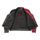 Void Ember Faux Leather Motorcycle Jacket