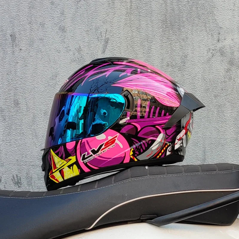 Full Face Double Visor Motorcycle Helmet