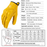 Sentinel Premium Cowhide Touring Gloves