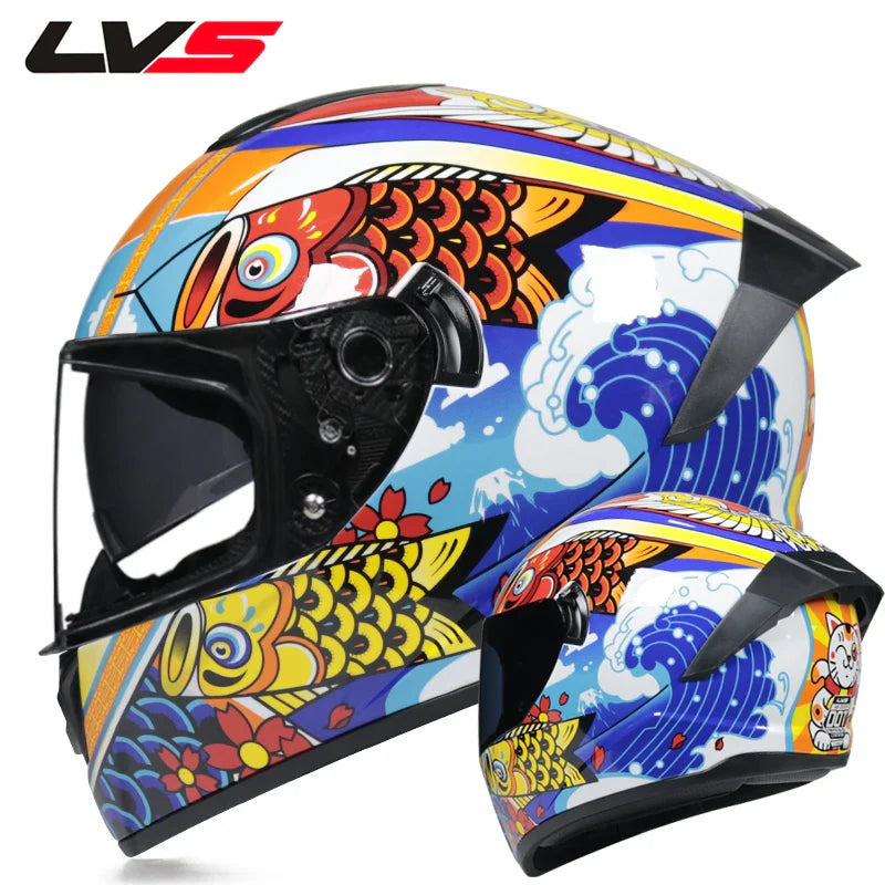 Full Face Double Visor Motorcycle Helmet