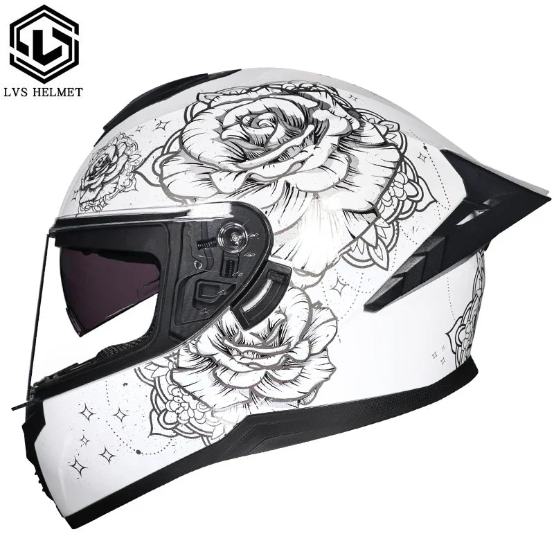 Full Face Double Visor Motorcycle Helmet