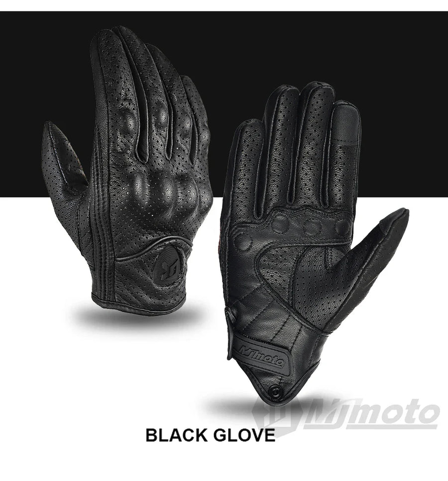 Classic Retro Leather Gloves