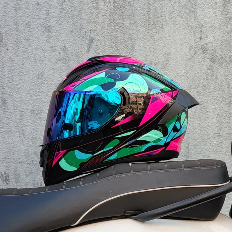 Full Face Double Visor Motorcycle Helmet