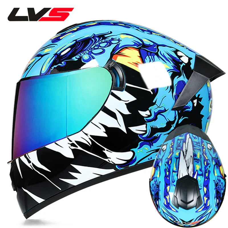 Full Face Double Visor Motorcycle Helmet