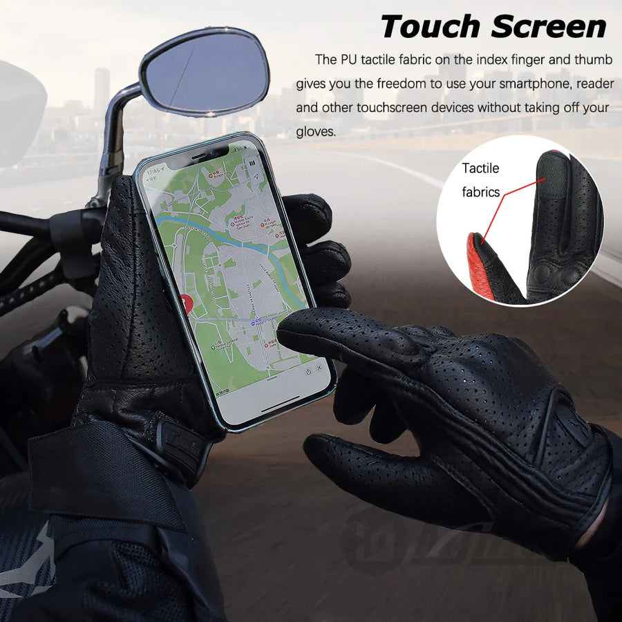 Classic Retro Leather Gloves