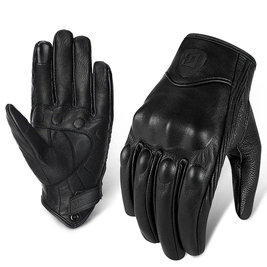 Classic Retro Leather Gloves