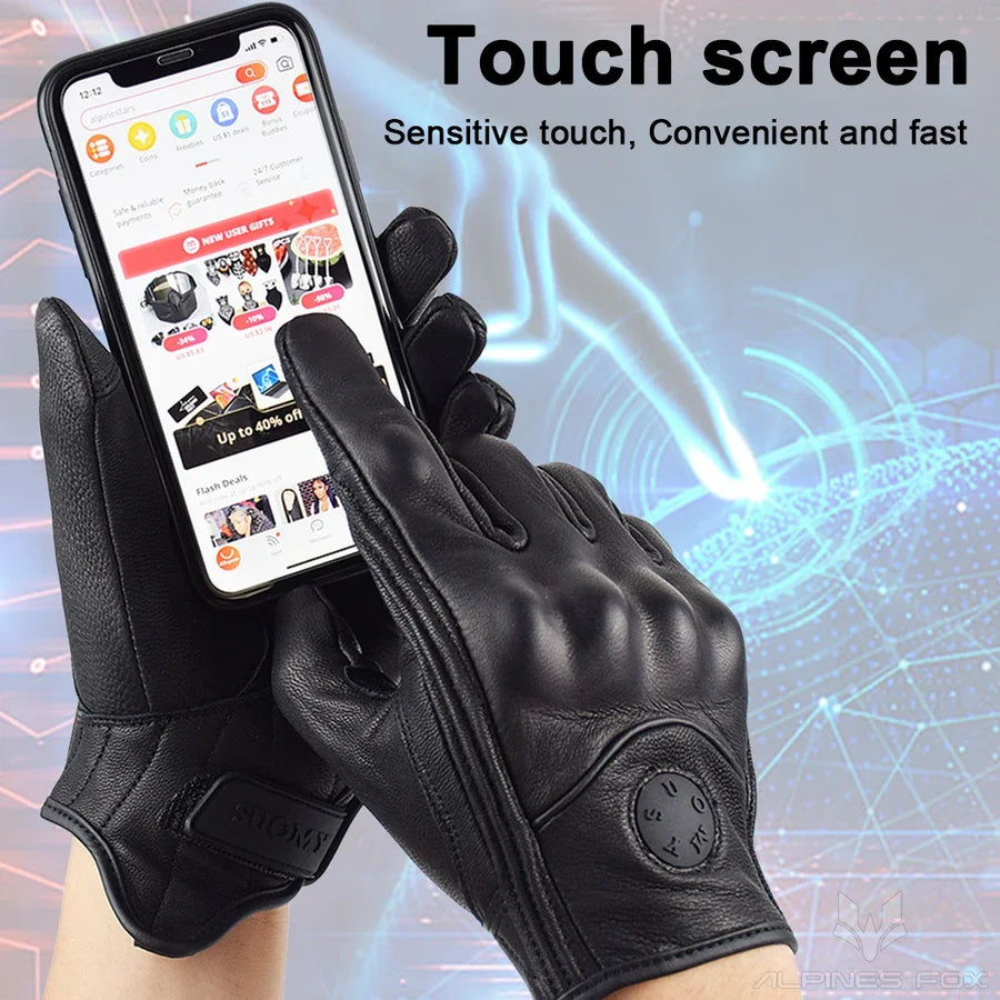 Sentinel Premium Cowhide Touring Gloves