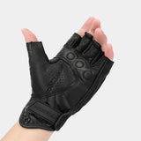 Rebel Half-Finger Leather Gloves