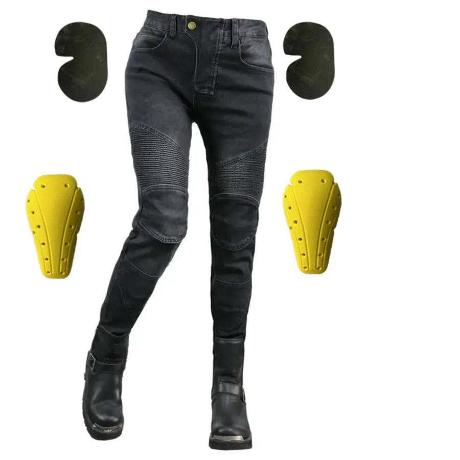 Women's Protective Motorcycle Riding Jeans