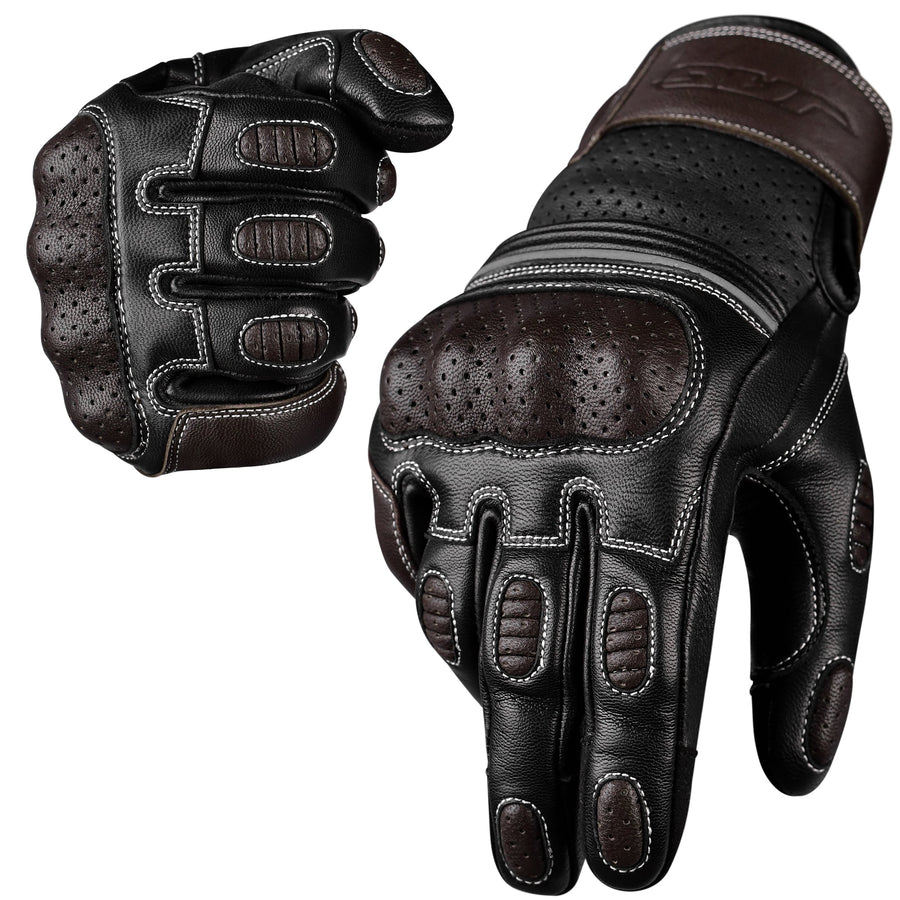 Ninja Leather Riding Gloves