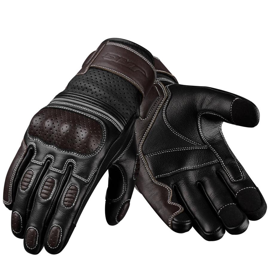 Ninja Leather Riding Gloves