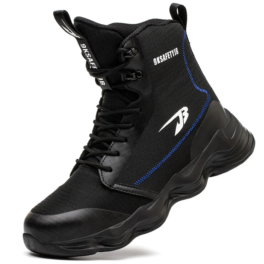 Stealth Tactical Riding Boots back view - AtomBiker