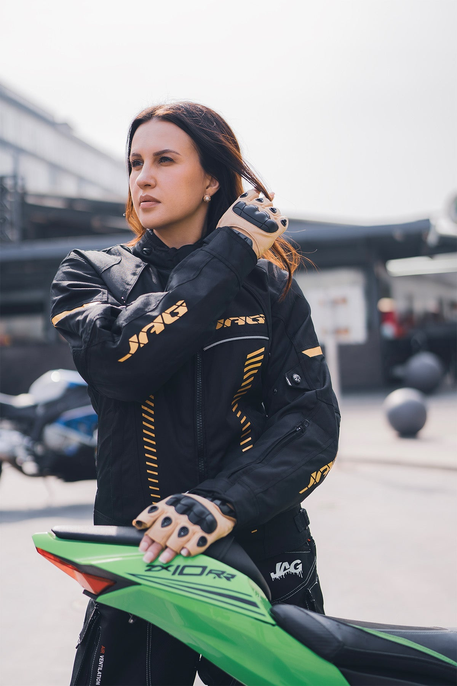 Diana Women's Touring Jacket side view - AtomBiker