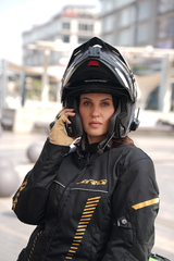 Diana Women's Touring Jacket back view - AtomBiker