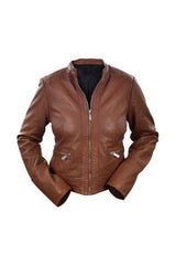 Women's Heritage Brown Leather Jacket
