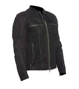 Cafe Racer Distressed Leather Jacket