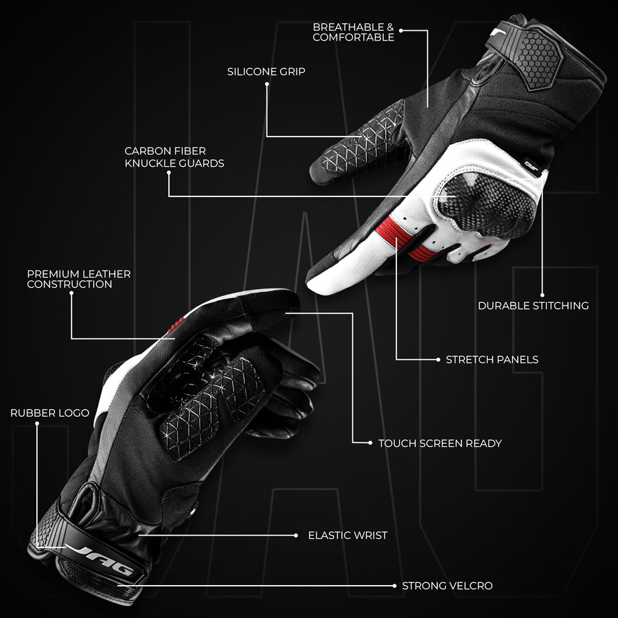Carbon X Sport Leather Gloves