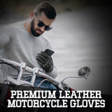 Olympus Touring Leather Gloves