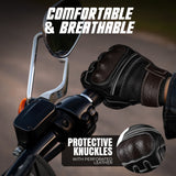 Ninja Leather Riding Gloves