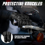 Ninja Leather Riding Gloves