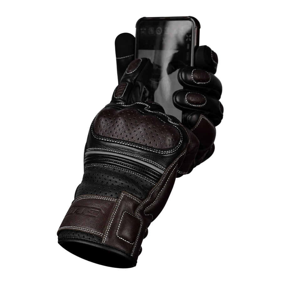 Ninja Leather Riding Gloves